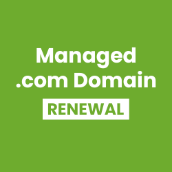 Managed .com Domain Yearly Renewal